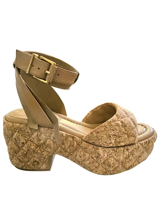 Vince Camuto Shoes - Sold Out Vince Camuto Summer Tan Cork Platform Comfy Sandals Heels Shoes
